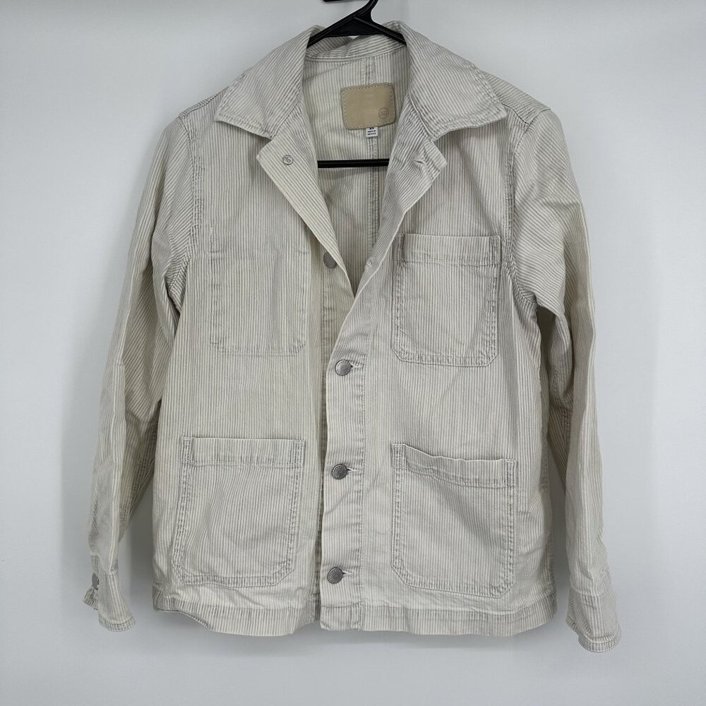 AG Adriano Goldschmied‎ Women's Jacket Tan Stripe Size XS